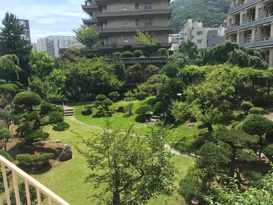 熱海金城館、満足の宿でした。