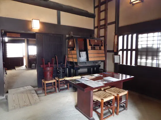 お店の奥を見学させてもらいました