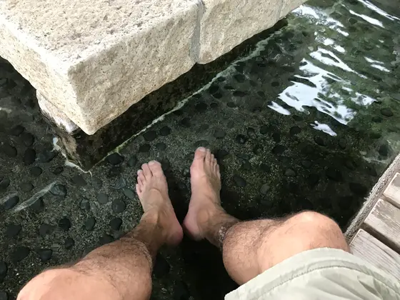 筆者の御御足w
