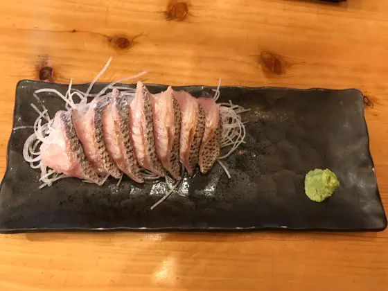 酒と魚のハーモニーがw