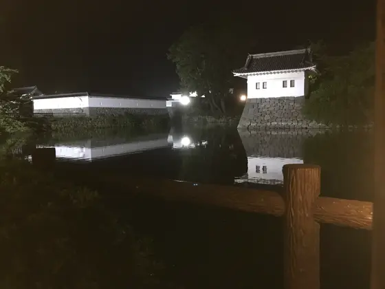 ライトアップ小田原城