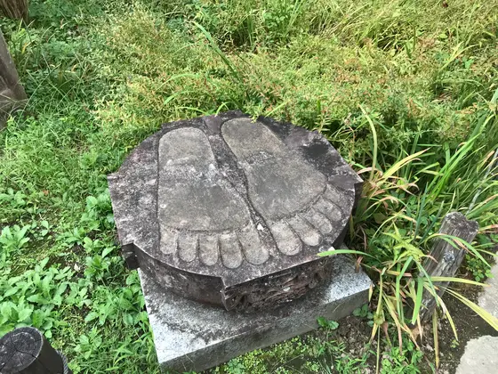 お釈迦様の足跡なそうな