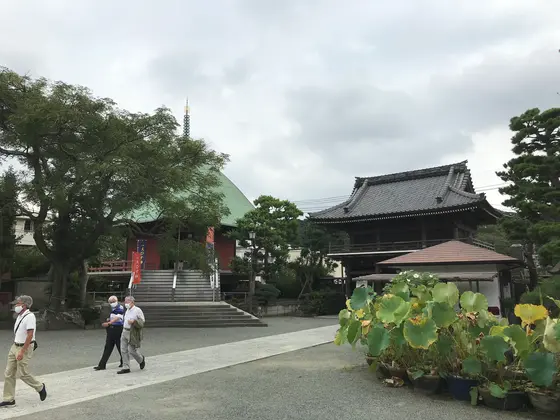 夷堂と仁王門
