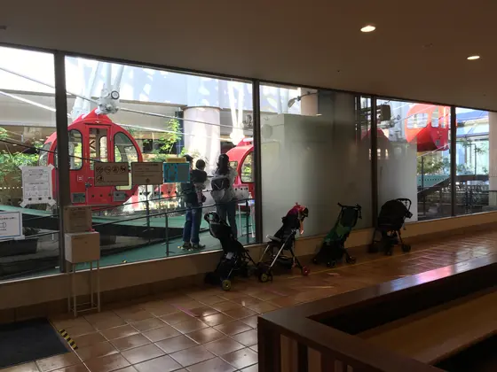観覧車乗り場です。