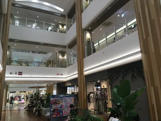 落ち着いた一画