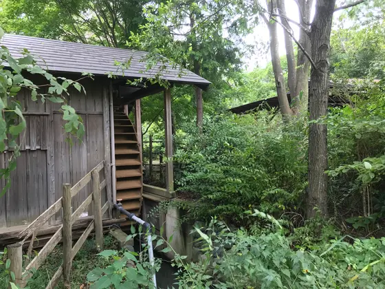 水車小屋発見。