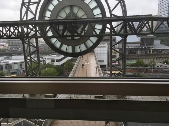 シンボリックな大時計