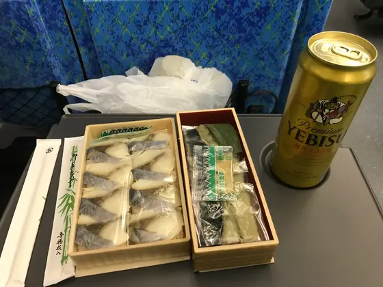 朝から、押し寿司w