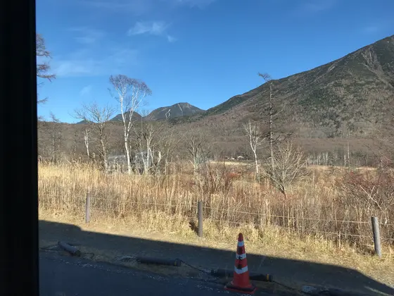 やっと来たバスで・・・