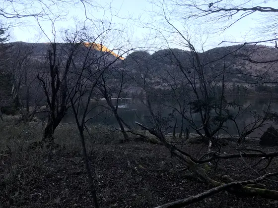 日光湯元温泉が見えて来ました。