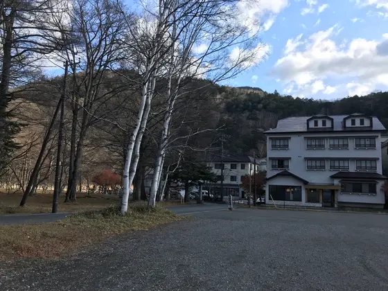 バスの窓からの撮影