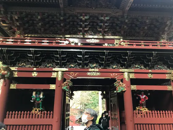 堂々たる門です。