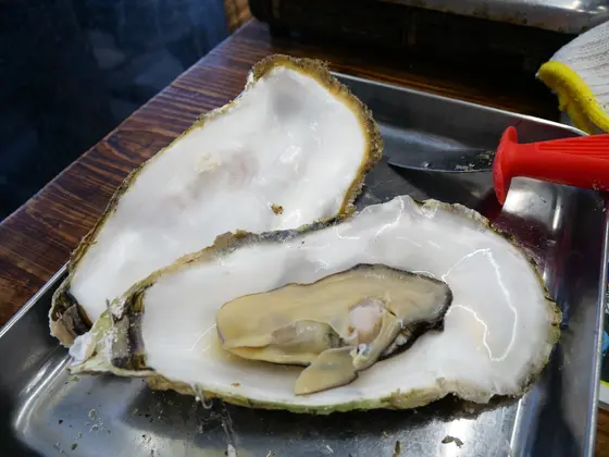 大きな牡蠣！🦪