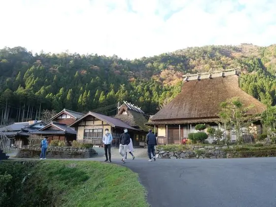 集落の中
