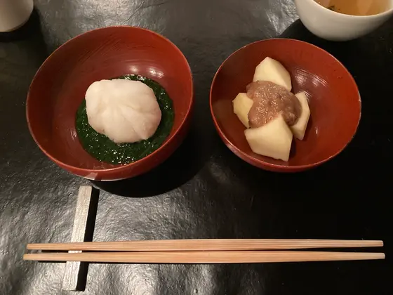 りんごは胡桃みそ和えにアレンジ