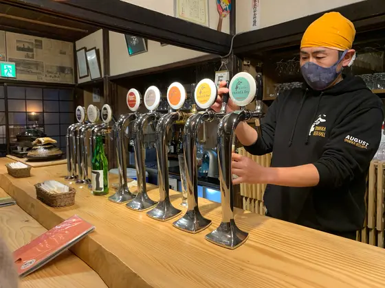 お洒落なビールサーバー