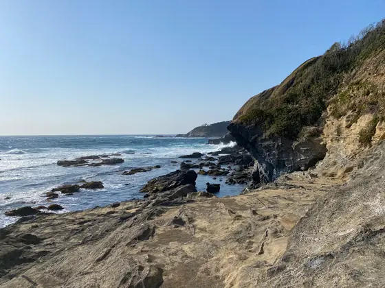 岩場