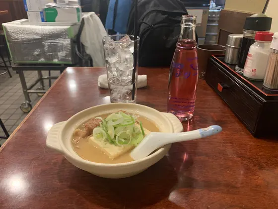 煮込み（400円）バイスサワー（390円）