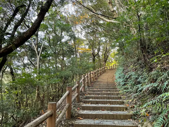 2つ目の展望台へと繋がる遊歩道