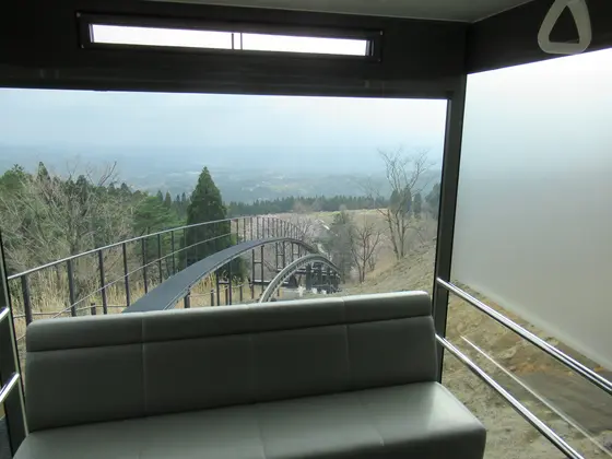 スロープカーからの眺め