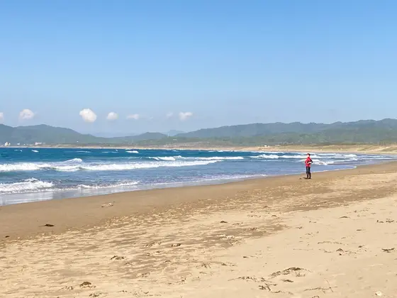 8㎞続くロングビーチ