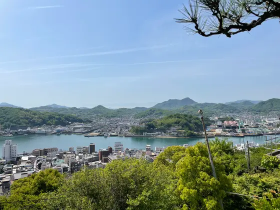 尾道市街と向島