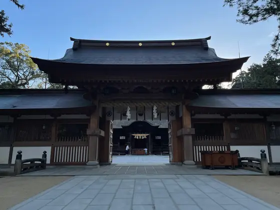 神社でお参りをして最終日を迎える