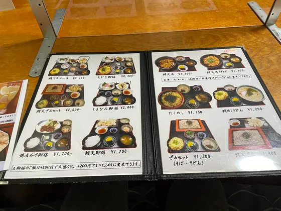 その他のメニュー