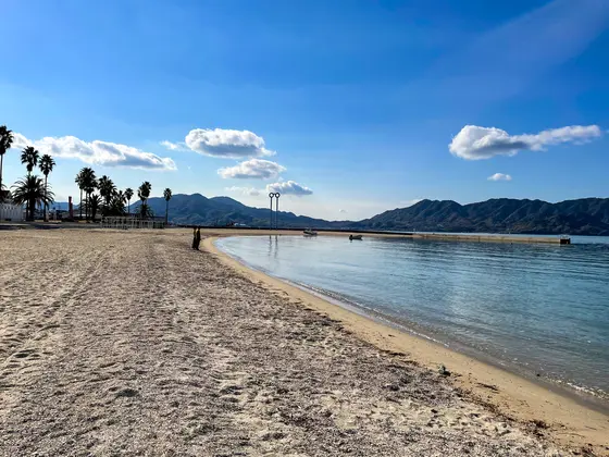 冬のビーチ⛱は空いていて快適