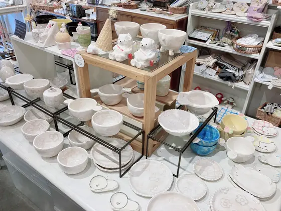 食器ももちろん手作り。