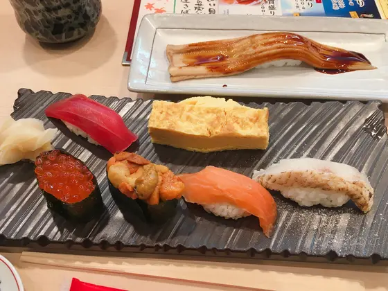 私の楽しんだお寿司たち！