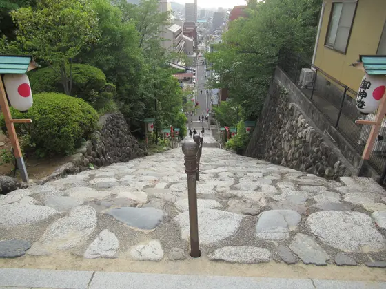 階段上からの眺め