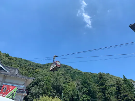 上へと登っていく