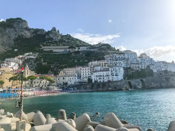 アマルフィのビーチ⛱