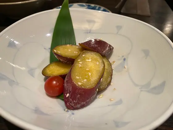 鳴門金時芋のバター焼き