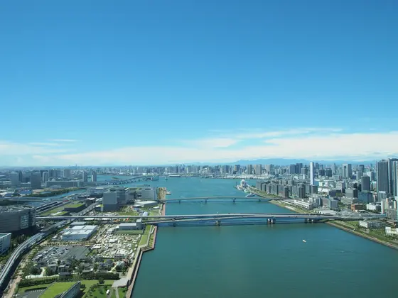 ロビーからの景色