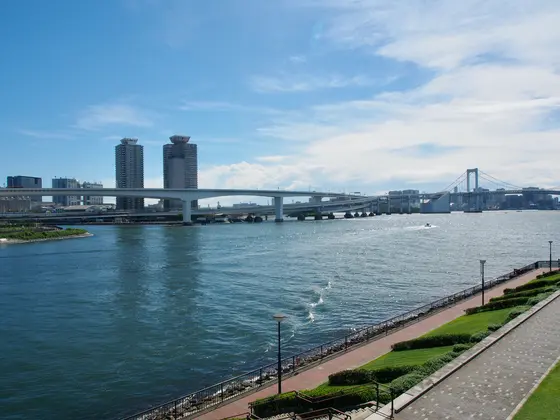 東京湾の景色
