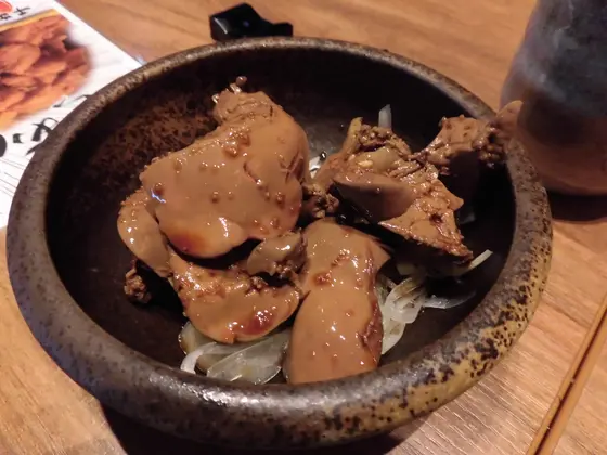 鶏レバーのたまり漬け