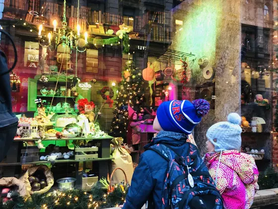 名物のクリスマスウィンドウ