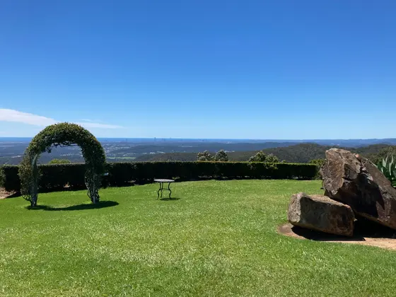 ゴールドコーストの海岸線を一望