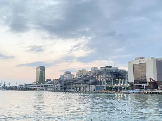 海洋広場からの眺め