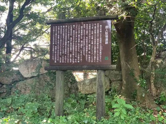 唐人駄場遺跡・看板