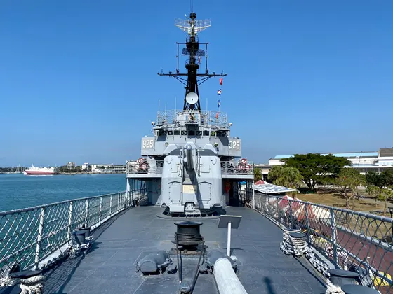 安平定情碼頭徳陽艦園区