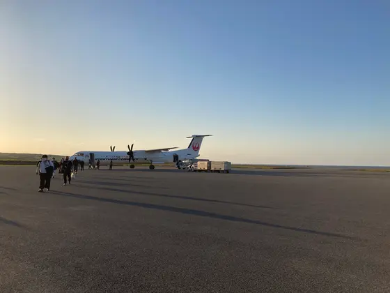歩けるタイプの空港