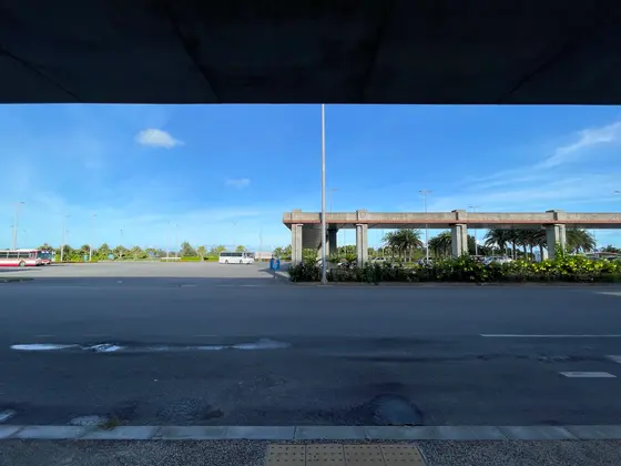 バス停からの風景