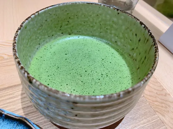 セットでお抹茶付けれます。