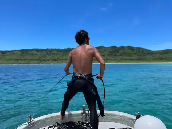 ガイドさんの海の男感がイカす❗️