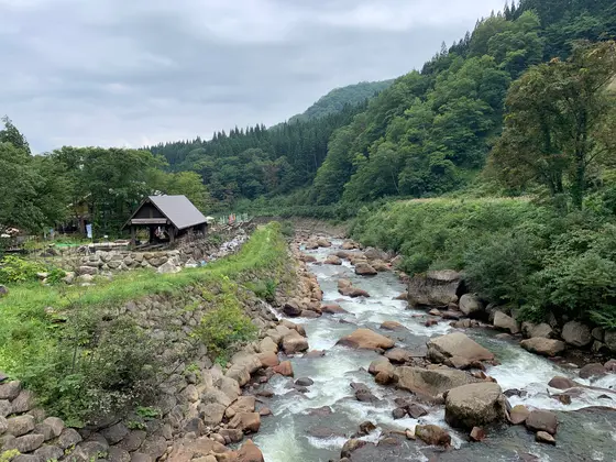 道中の景色