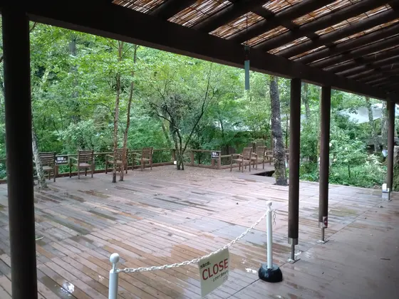 テラスも素晴らしい。