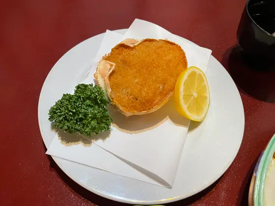 カニの甲羅焼き🦀